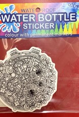 Crystal Salamon Colouring Sticker - Mandala