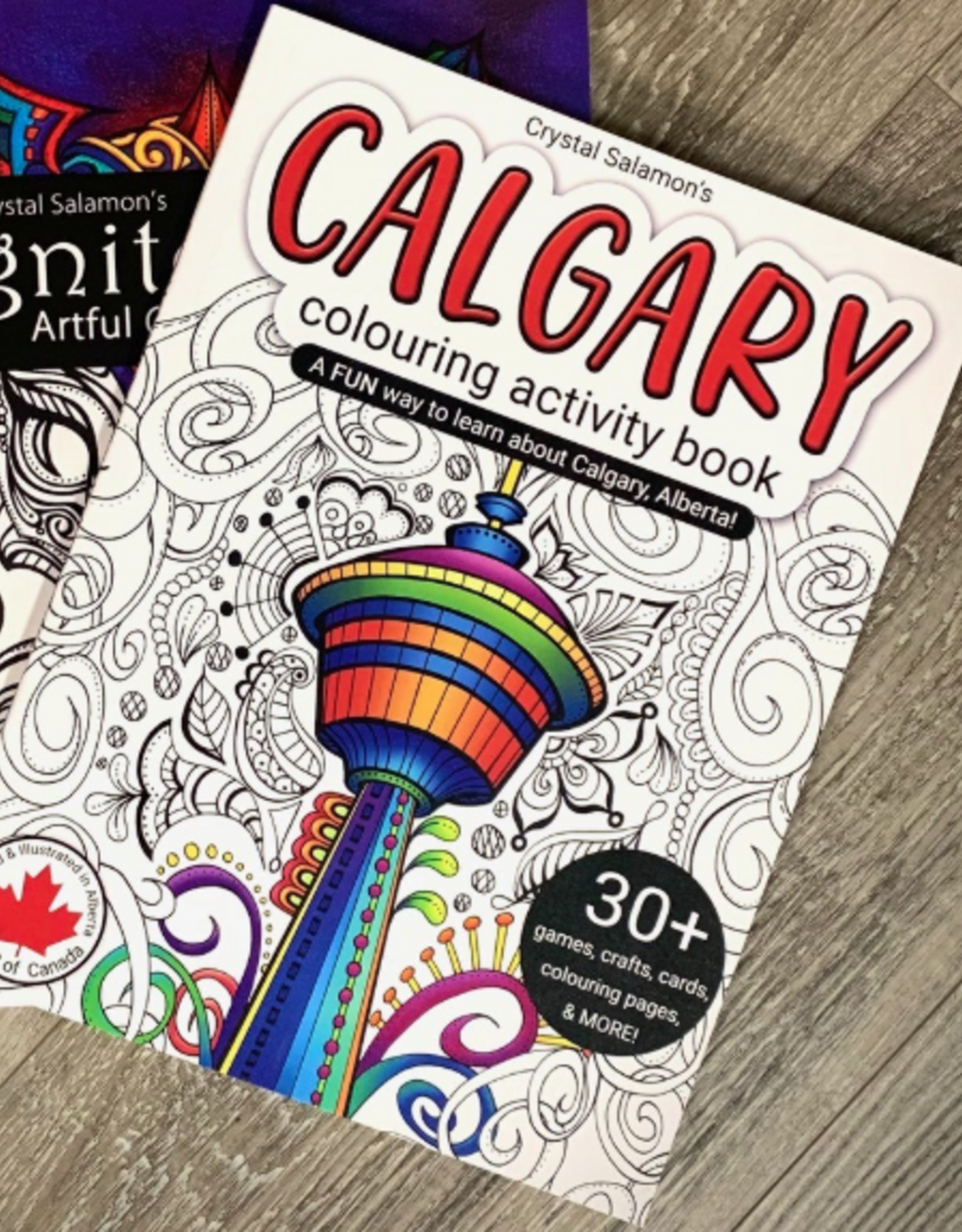 Crystal Salamon Calgary- Colouring Activity Book