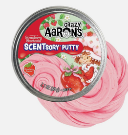 Crazy Aaron's Thinking Putty SCENTSORY® 4" PUTTY - STRAWBERRY SHORTCAKE
