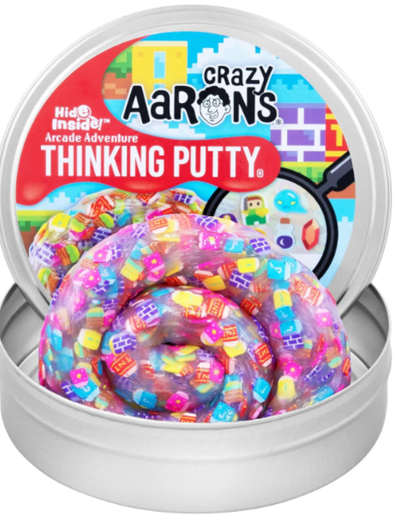 Crazy Aaron's Thinking Putty 4" THINKING PUTTY - ARCADE ADVENTURE