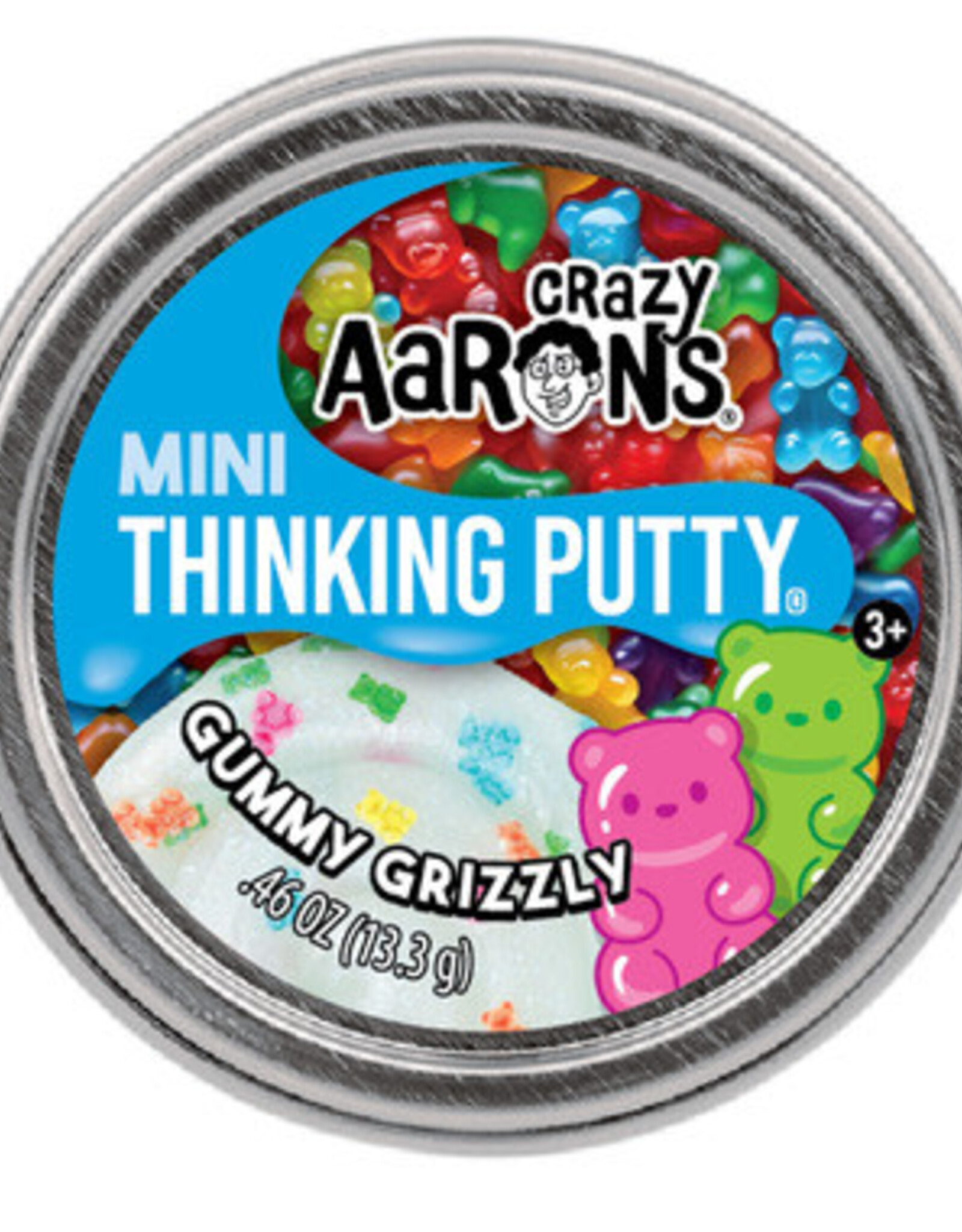Crazy Aaron's Thinking Putty 2" MINI THINKING PUTTY - GUMMY GRIZZLY