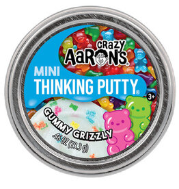Crazy Aaron's Thinking Putty 2" MINI THINKING PUTTY - GUMMY GRIZZLY