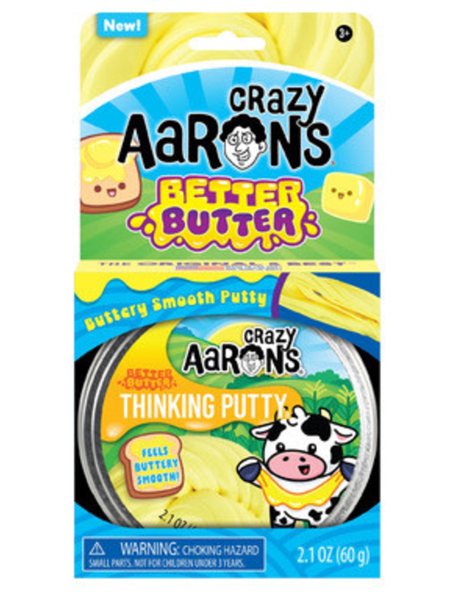 Crazy Aaron's Thinking Putty 4" THINKING PUTTY - BETTER BUTTER