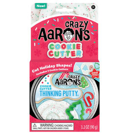 Crazy Aaron's Thinking Putty 4" THINKING PUTTY - COOKIE CUTTER