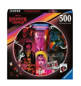 Ravensburger Stranger Things 500 Pc Round Puzzle