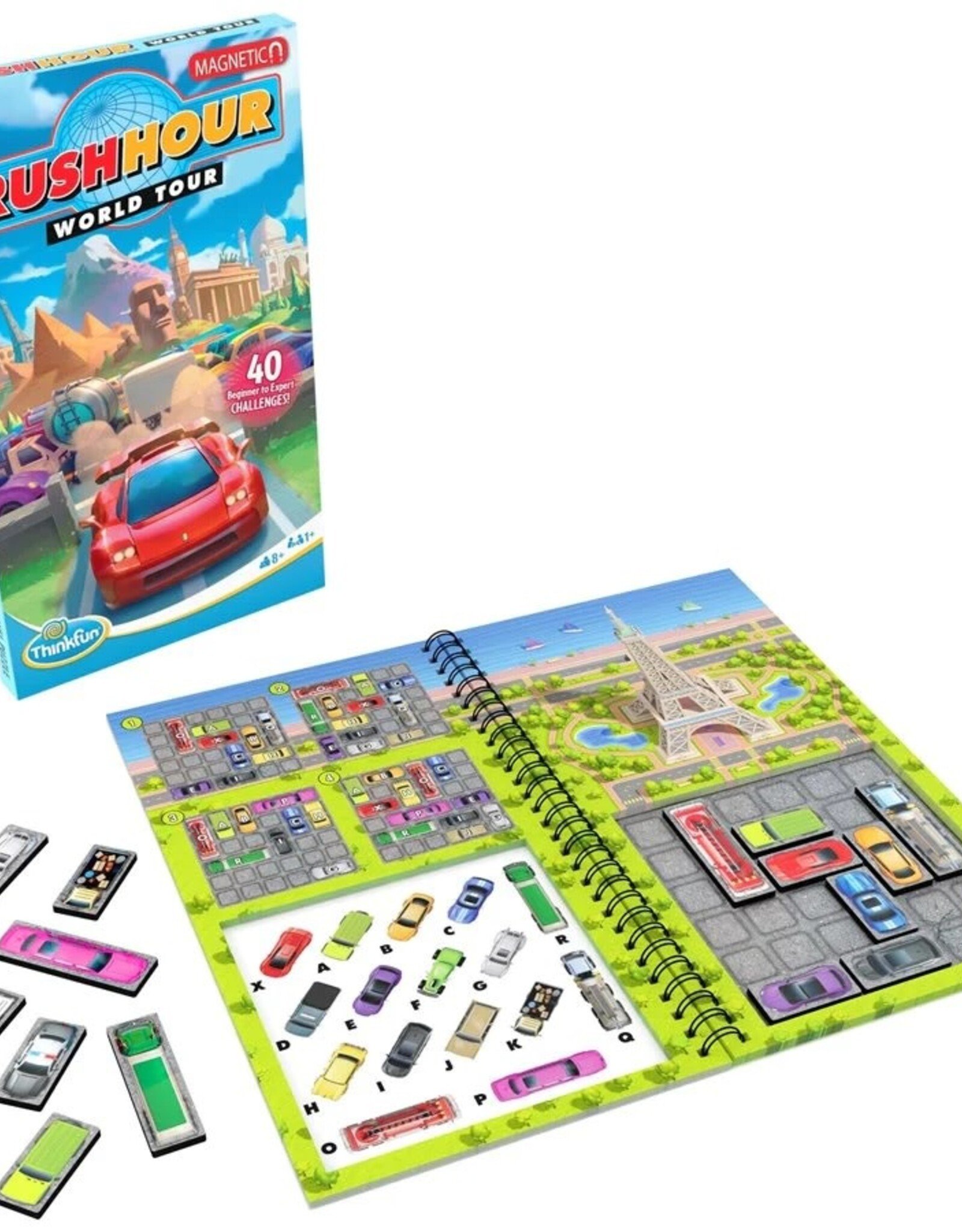Think Fun Rush Hour Magnetic Travel Puzzle