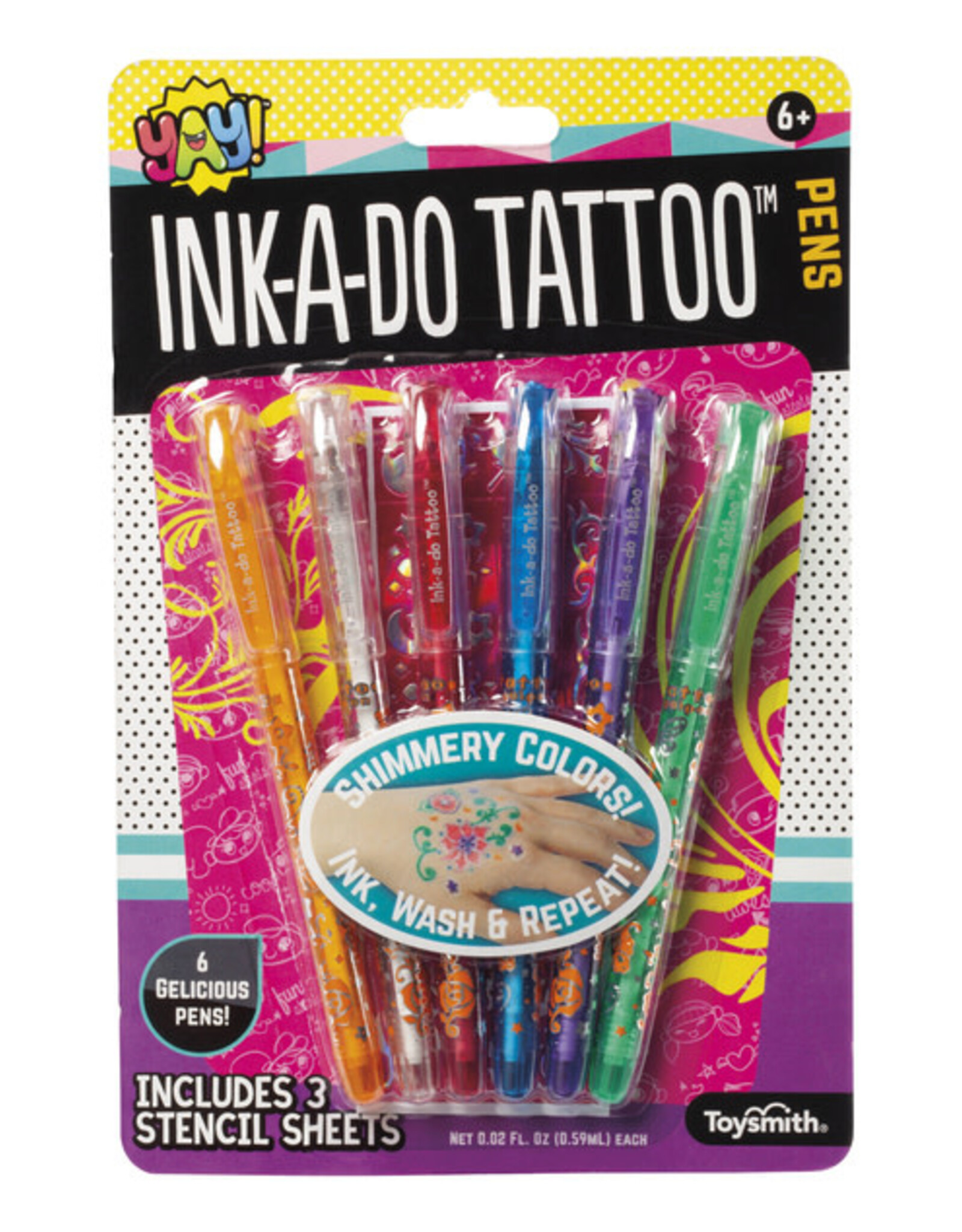 Toysmith Ink-A-Do Tattoo Pens - YAY