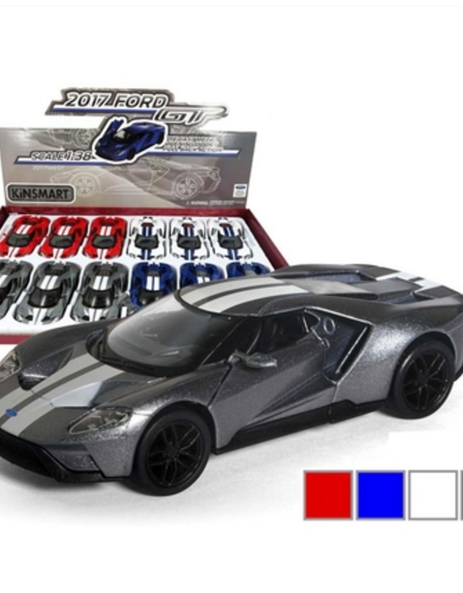 Toysmith PB 5" 2017 FORD GT W/PRINTING Asst.