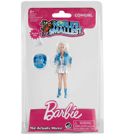 World's Smallest World's Smallest Posable Barbie (Rollerblade & Cowgirl) Asst.