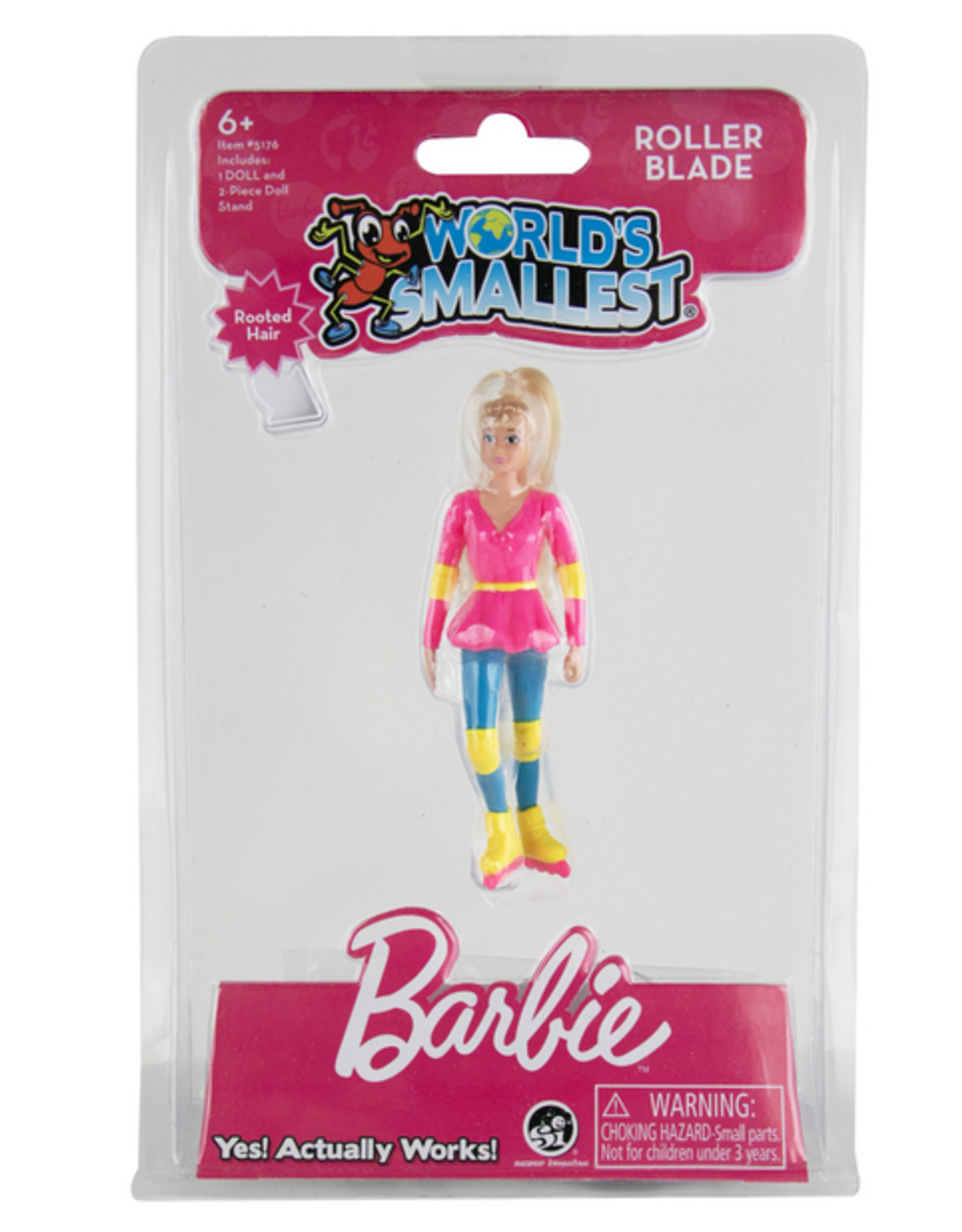 World's Smallest World's Smallest Posable Barbie (Rollerblade & Cowgirl) Asst.