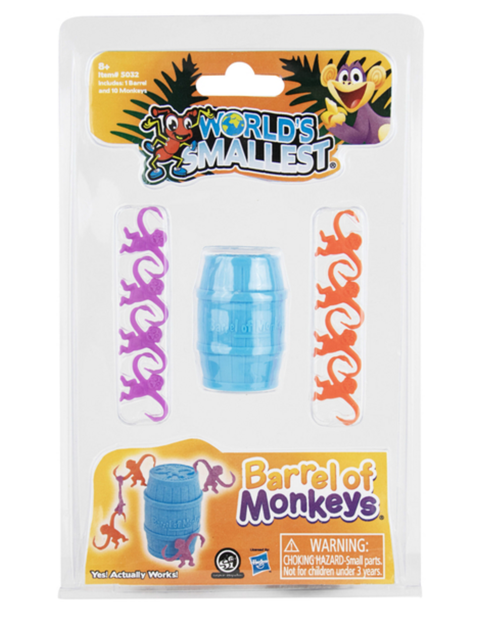 World's Smallest World's Smallest - Barrel of Monkeys (Mixed Colors)