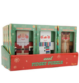 Christmas Wood Fidget Puzzles