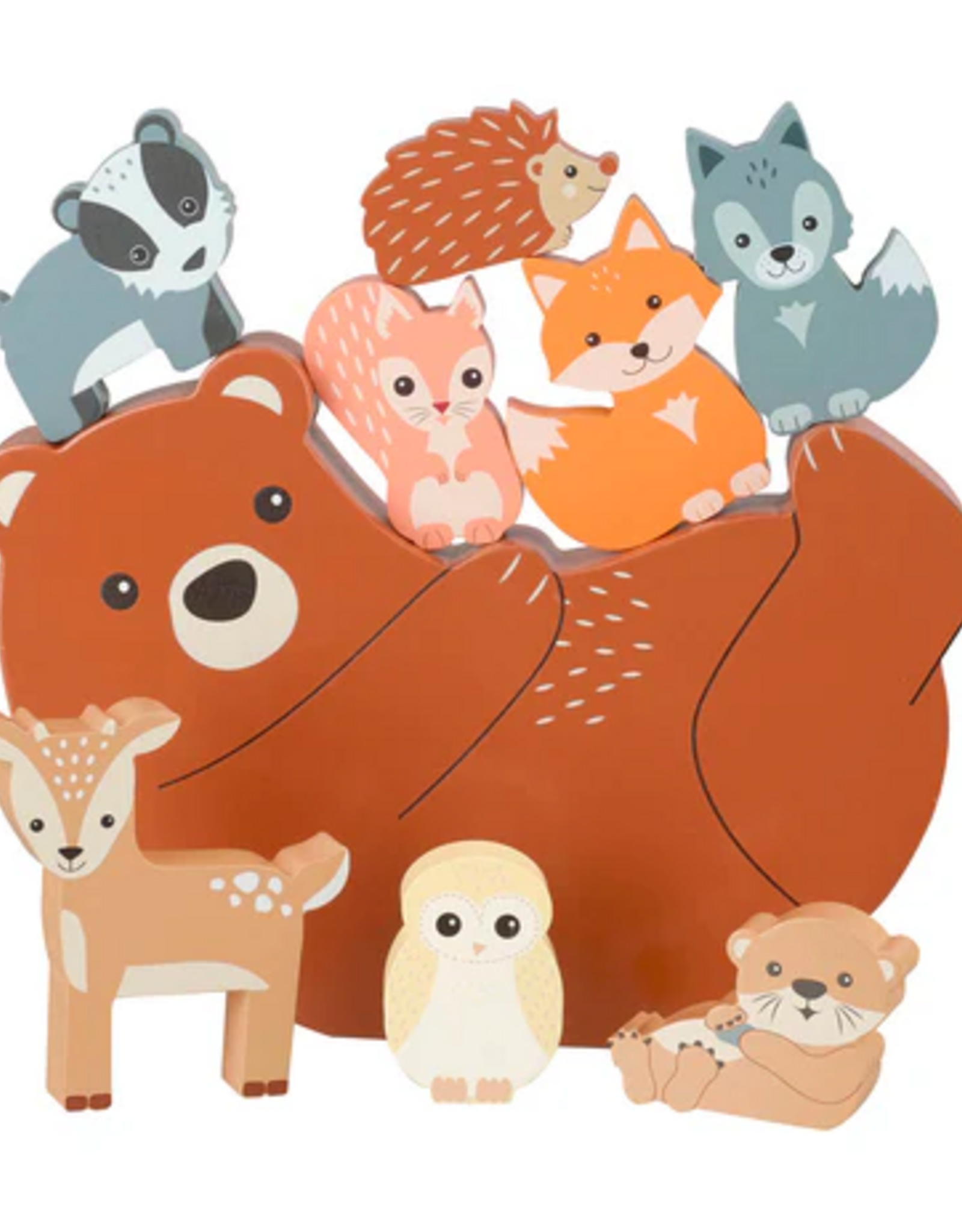 Orange Tree Toys Woodland Animal Balancing Game
