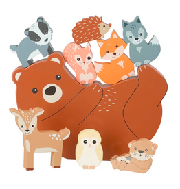 Orange Tree Toys Woodland Animal Balancing Game