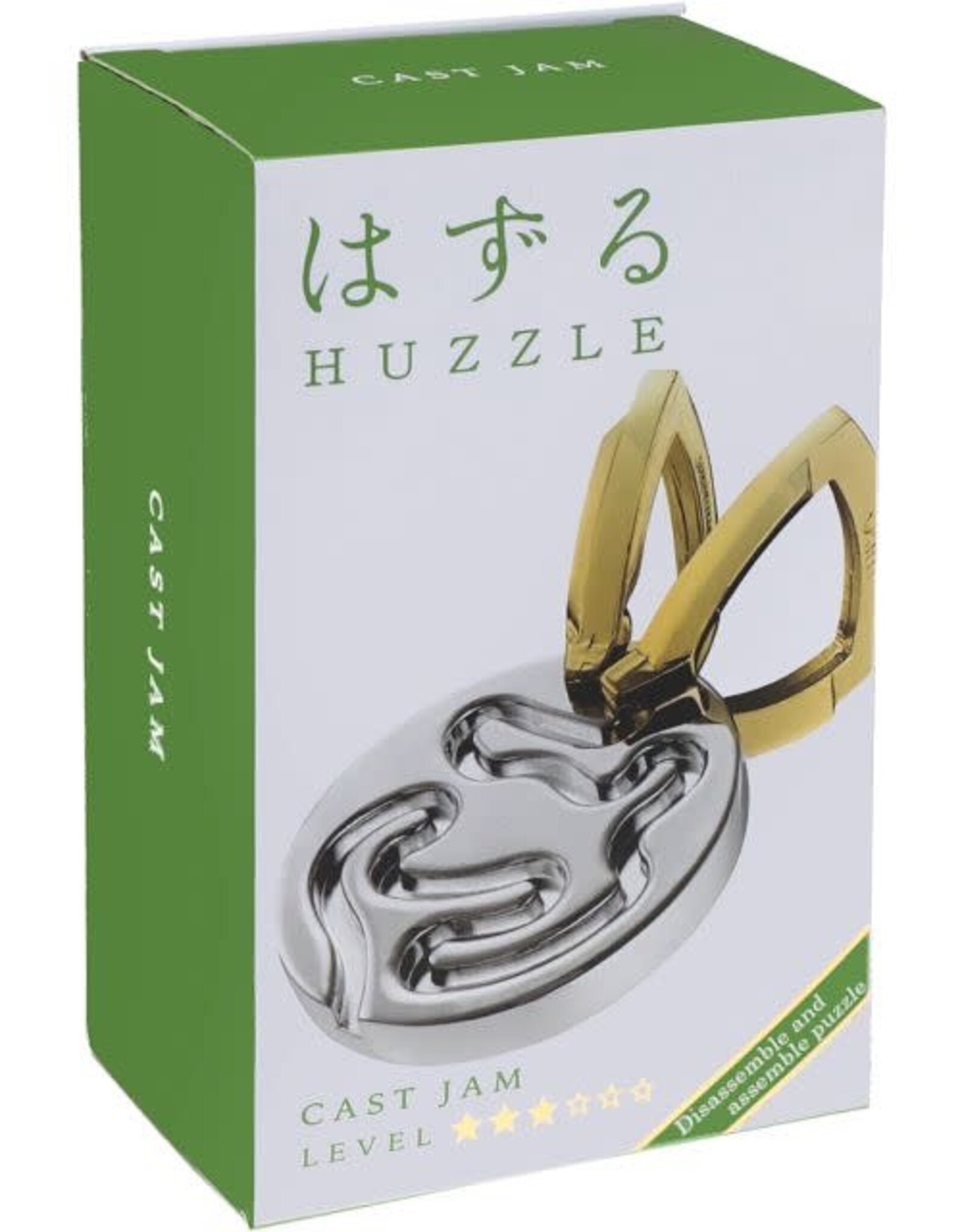 Puzzle Master Jam  Puzzle - Hanayama Cast Metal Puzzle - Difficulty Level 3/6
