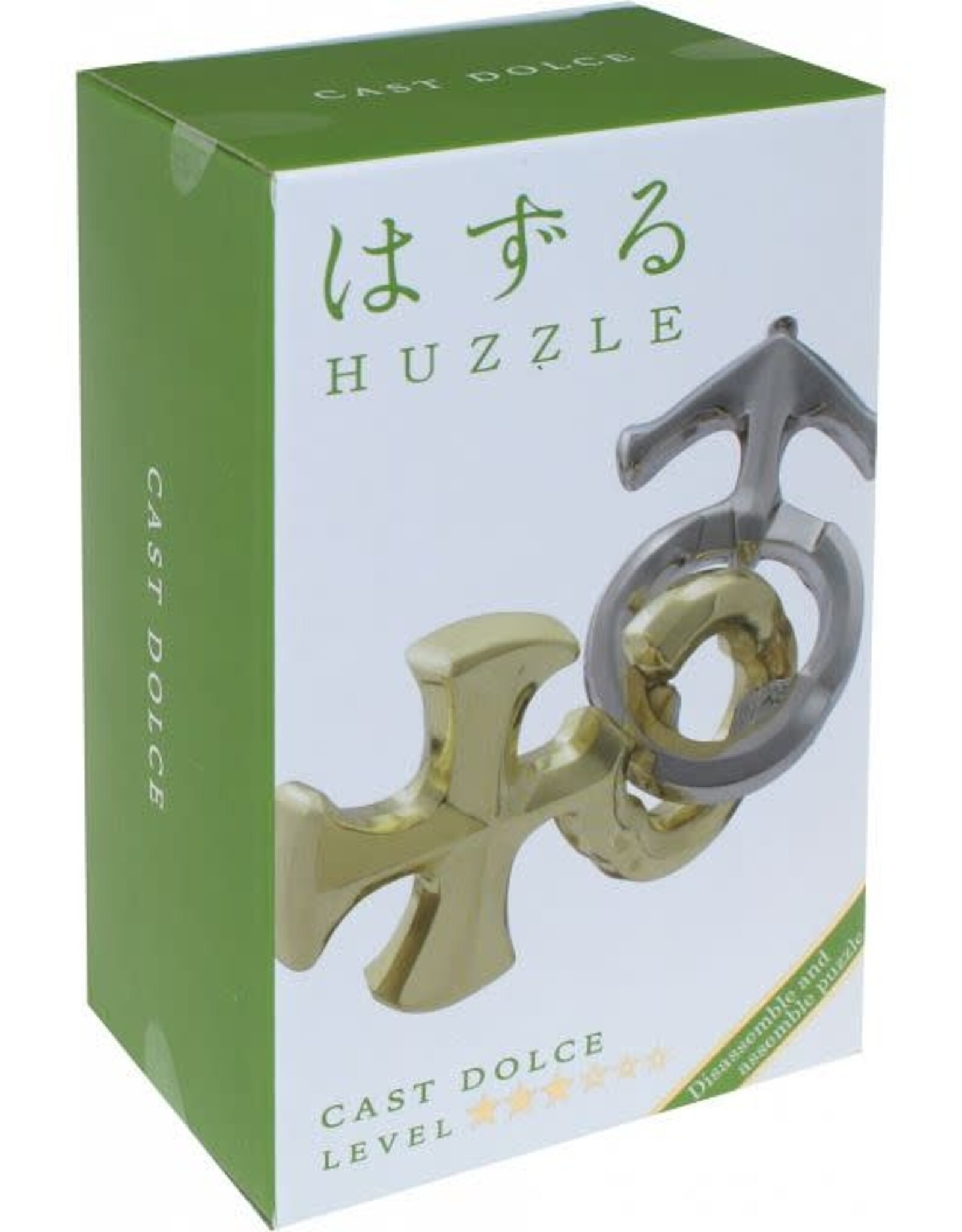 Puzzle Master Dolce Puzzle - Hanayama Cast Metal Puzzle - Difficulty Level 3/6