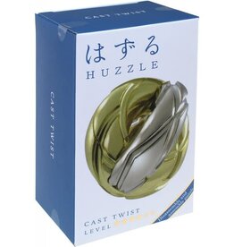 Puzzle Master Twist Puzzle - Hanayama Cast Metal Puzzle - Difficulty Level 4/6