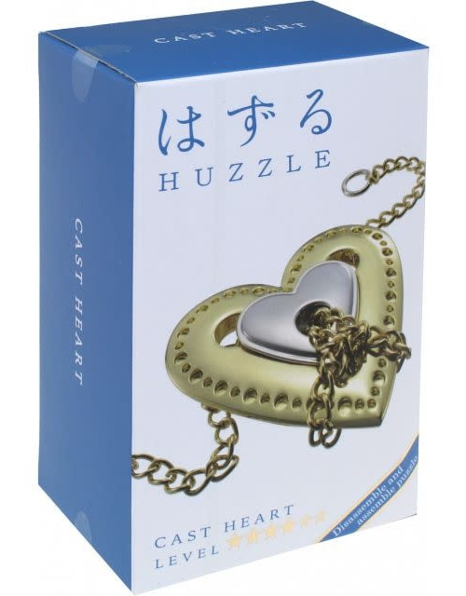 Puzzle Master Heart Puzzle - Hanayama Cast Metal Puzzle - Difficulty Level 4/6