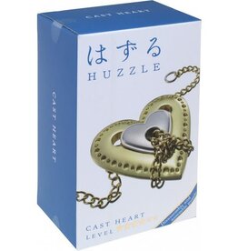 Puzzle Master Heart Puzzle - Hanayama Cast Metal Puzzle - Difficulty Level 4/6