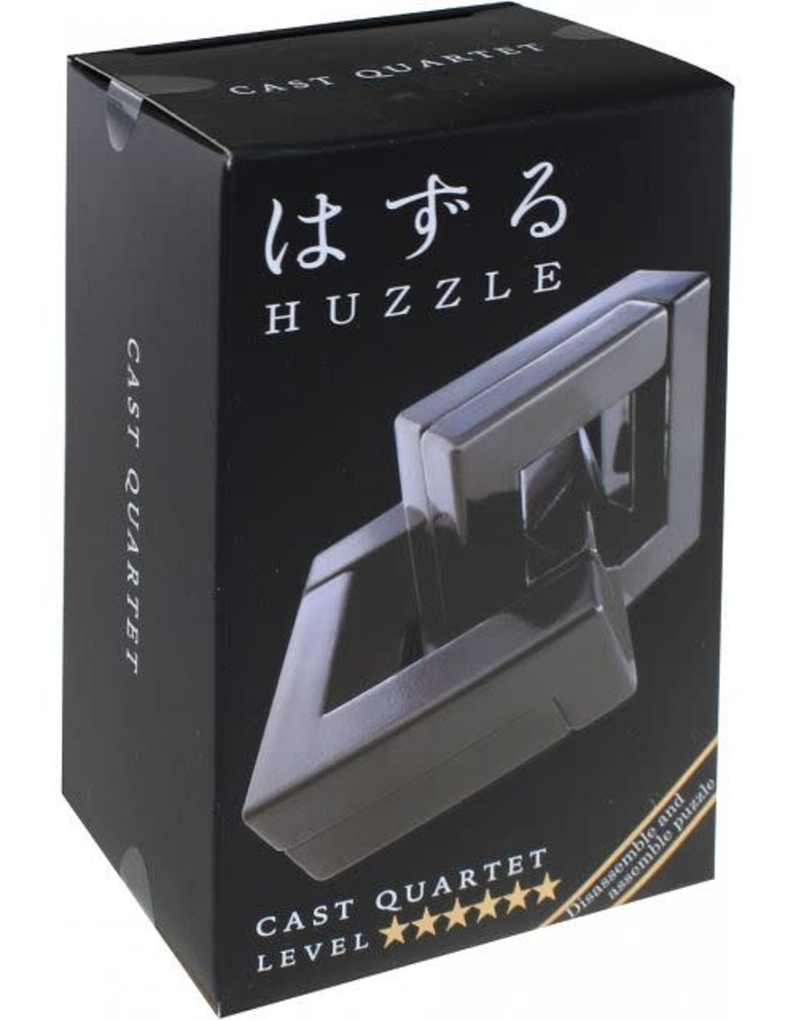 Puzzle Master Quartet Puzzle - Hanayama Cast Metal Puzzle - Difficulty Level 6/6