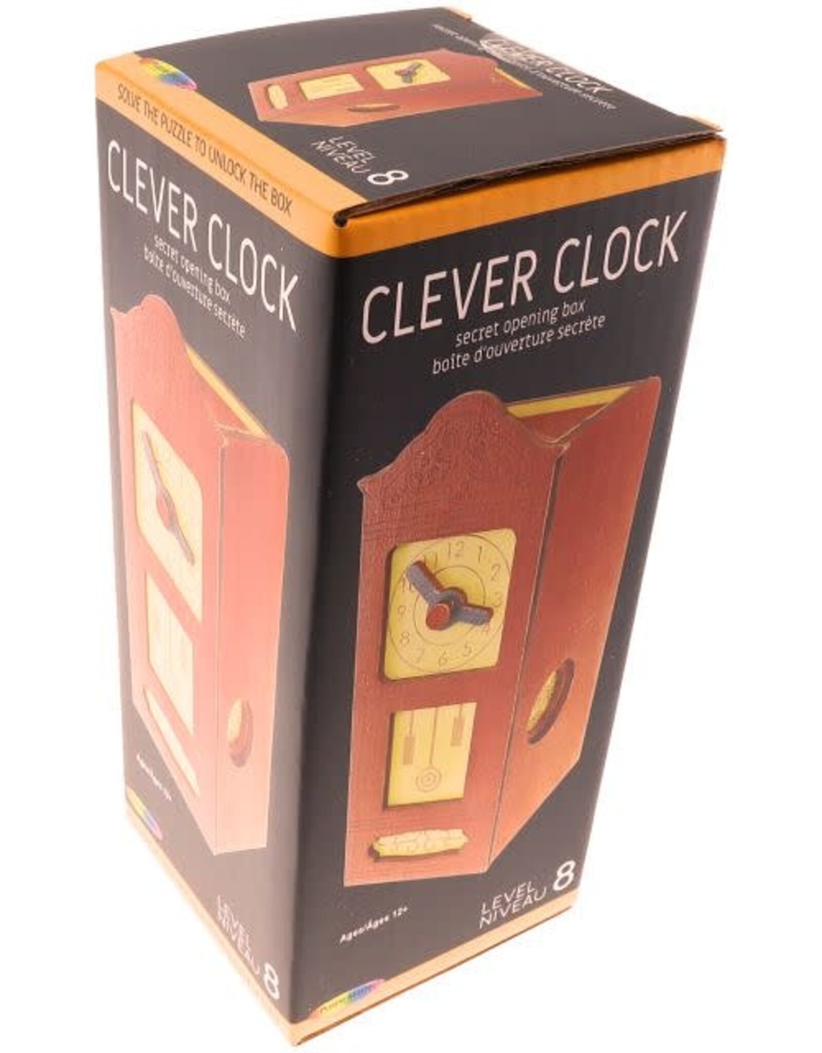 Puzzle Master Clever Clock Secret Opening Box