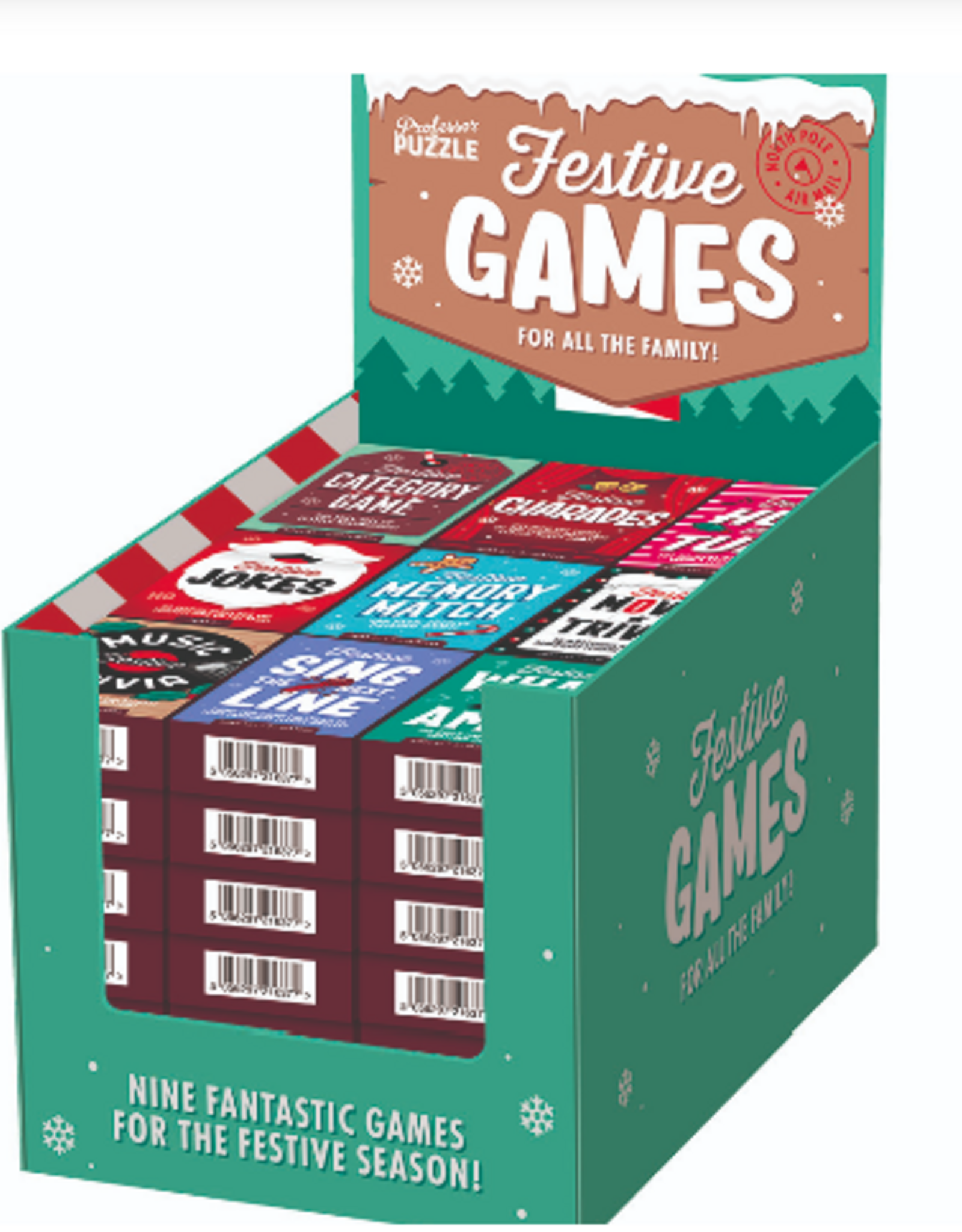 Professor Puzzle Festive Matchbox 54pc