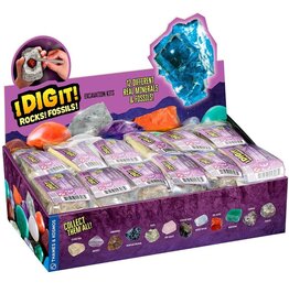 Thames & Kosmos I Dig It! Rocks & Fossils - Mini Excavation (24-pc Display)