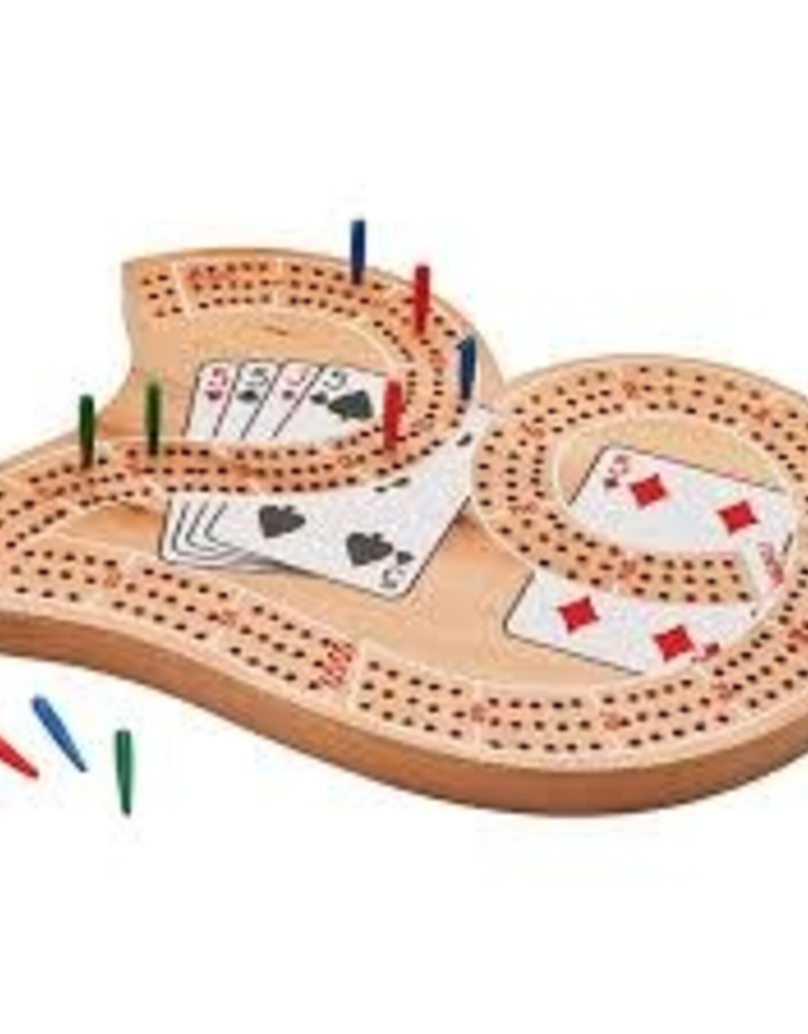 Bicycle BICYCLE - LARGE 29 WOOD CRIBBAGE BOARD
