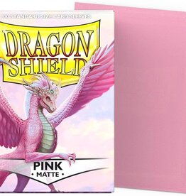Dragon Shield DRAGON SHIELD SLEEVES MATTE PINK 100CT