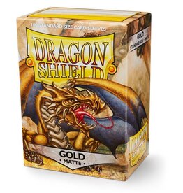 Dragon Shield DRAGON SHIELD SLEEVES MATTE GOLD 100CT