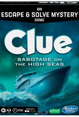 Hasbro CLUE ESCAPE - SABOTAGE ON THE HIGH SEAS