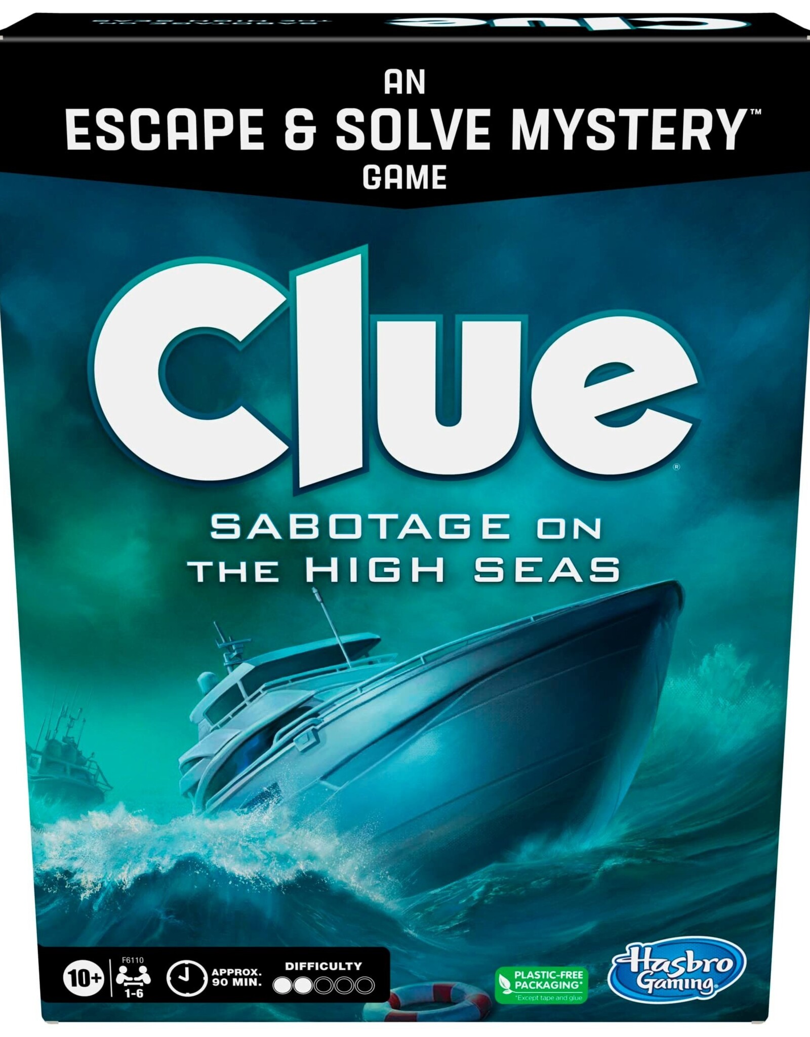 Hasbro CLUE ESCAPE - SABOTAGE ON THE HIGH SEAS