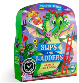 eeBoo Slips & Ladders Dragon Edition Shaped Game