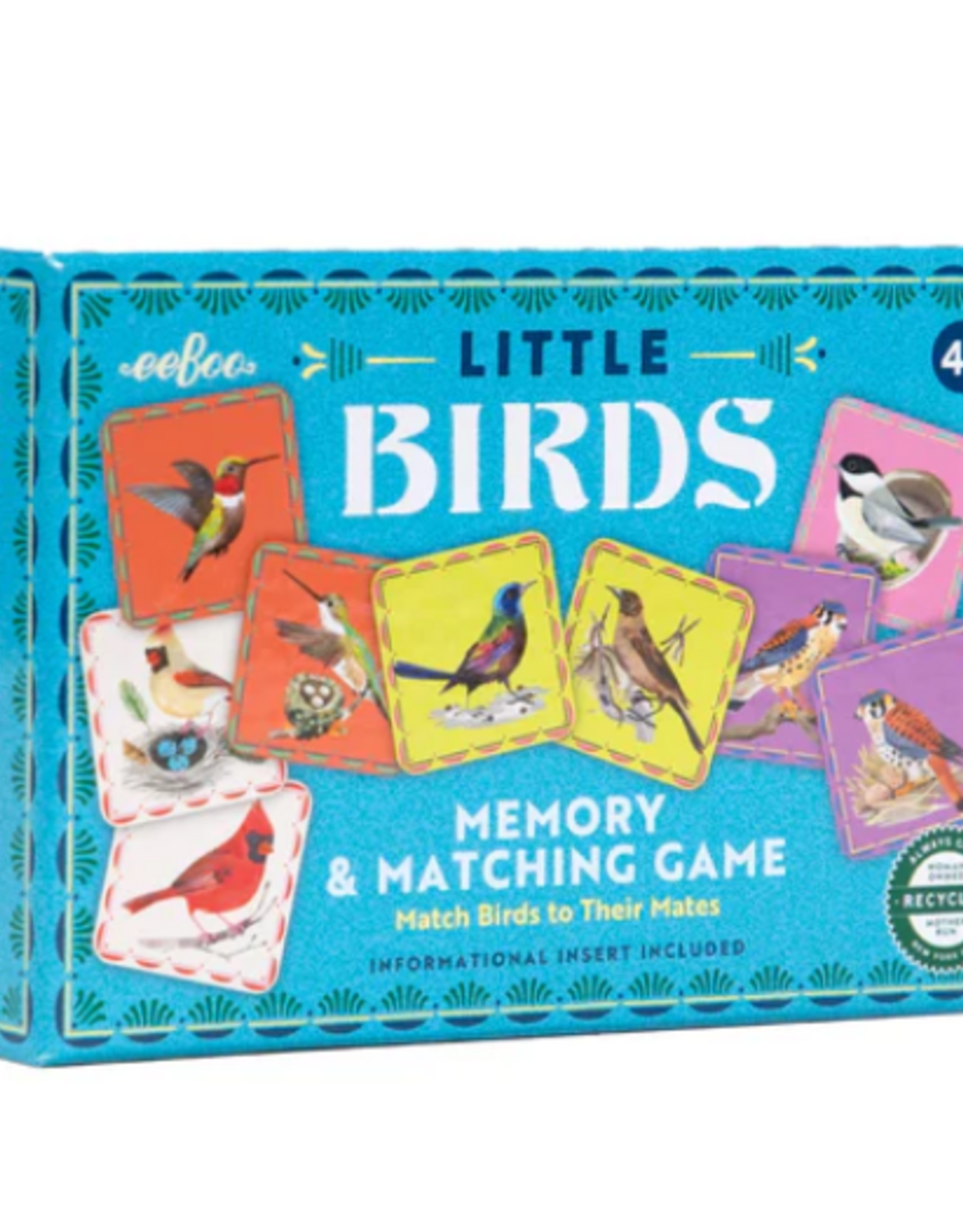 eeBoo Birds Little Matching Game