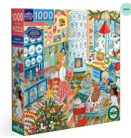 eeBoo Swedish Holiday Kitchen 1000 SQ Puzzle