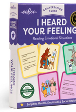eeBoo I HEARD YOUR FEELINGS CONVERSATION CARDS