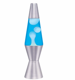 Lava Lamp LAVA LAMP - WHT/BLUE/SILVER 14.5"