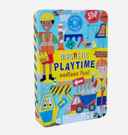 Floss & Rock Construction Magnetic Playtime Tin