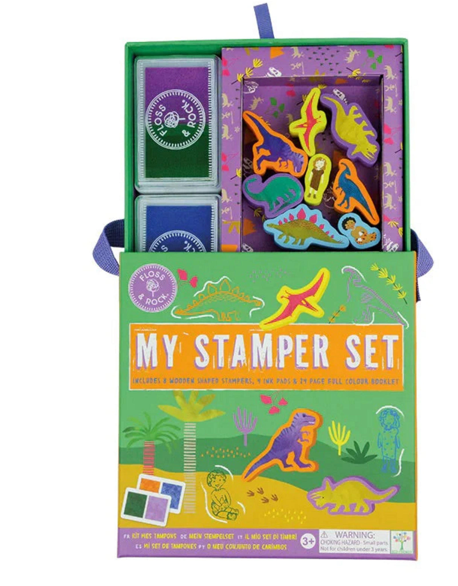 Floss & Rock Dino Stamper Set
