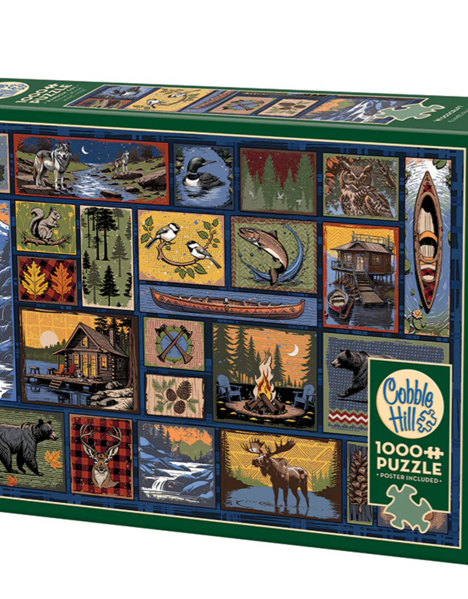 Cobble Hill Woodcraft 1000pc