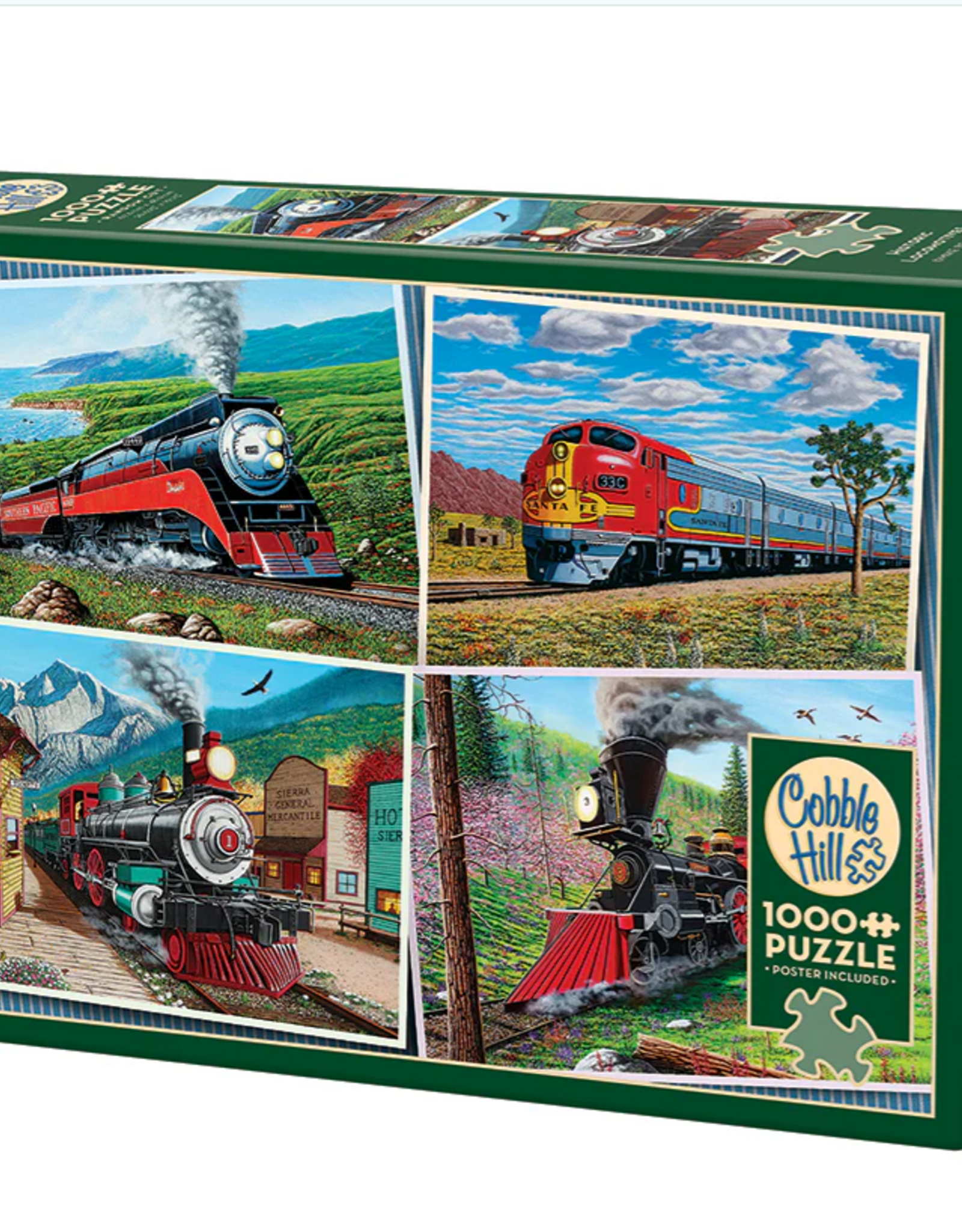 Cobble Hill Historic Locomotives 1000pc