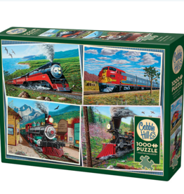 Cobble Hill Historic Locomotives 1000pc