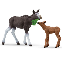 Schleich Wild Life Moose Family 42629