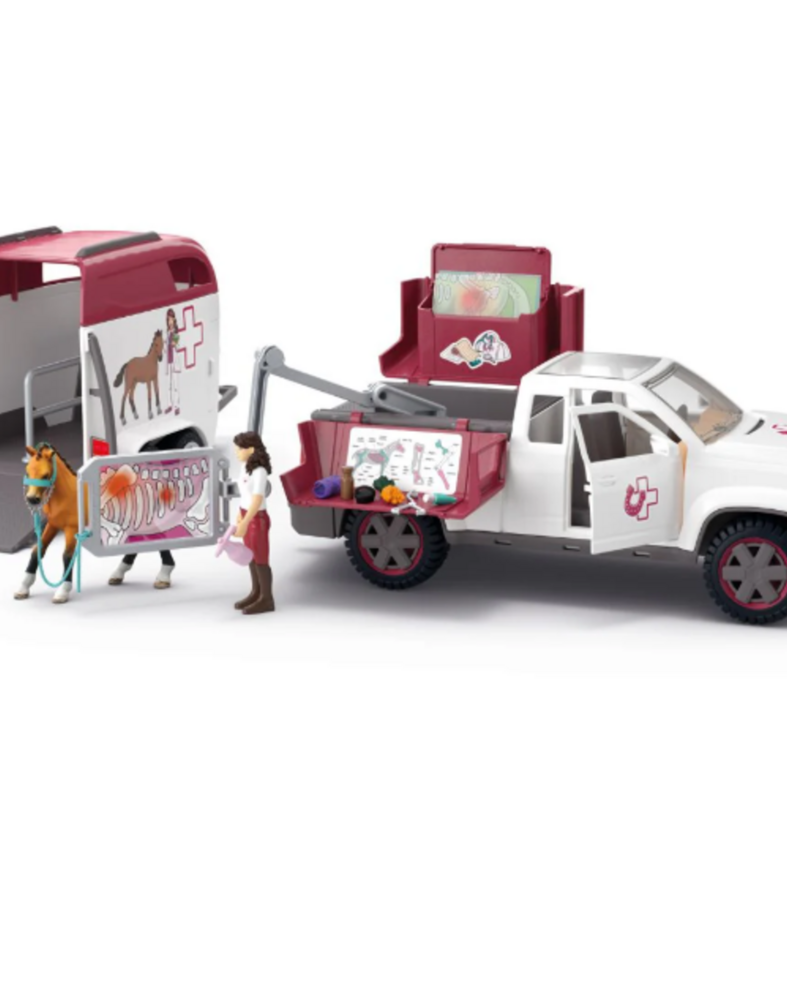Schleich Mobile Vet with Trailer 42704