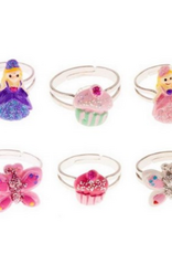 Great Pretenders Princess, Cupcake & Butterfly Rings Asst.