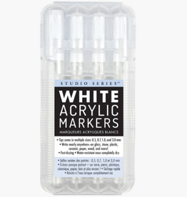 Peter Pauper Press Studio Series White Acrylic Markers