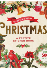 Peter Pauper Press Merry & Bright Christmas Sticker Book