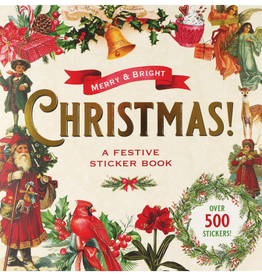 Peter Pauper Press Merry & Bright Christmas Sticker Book