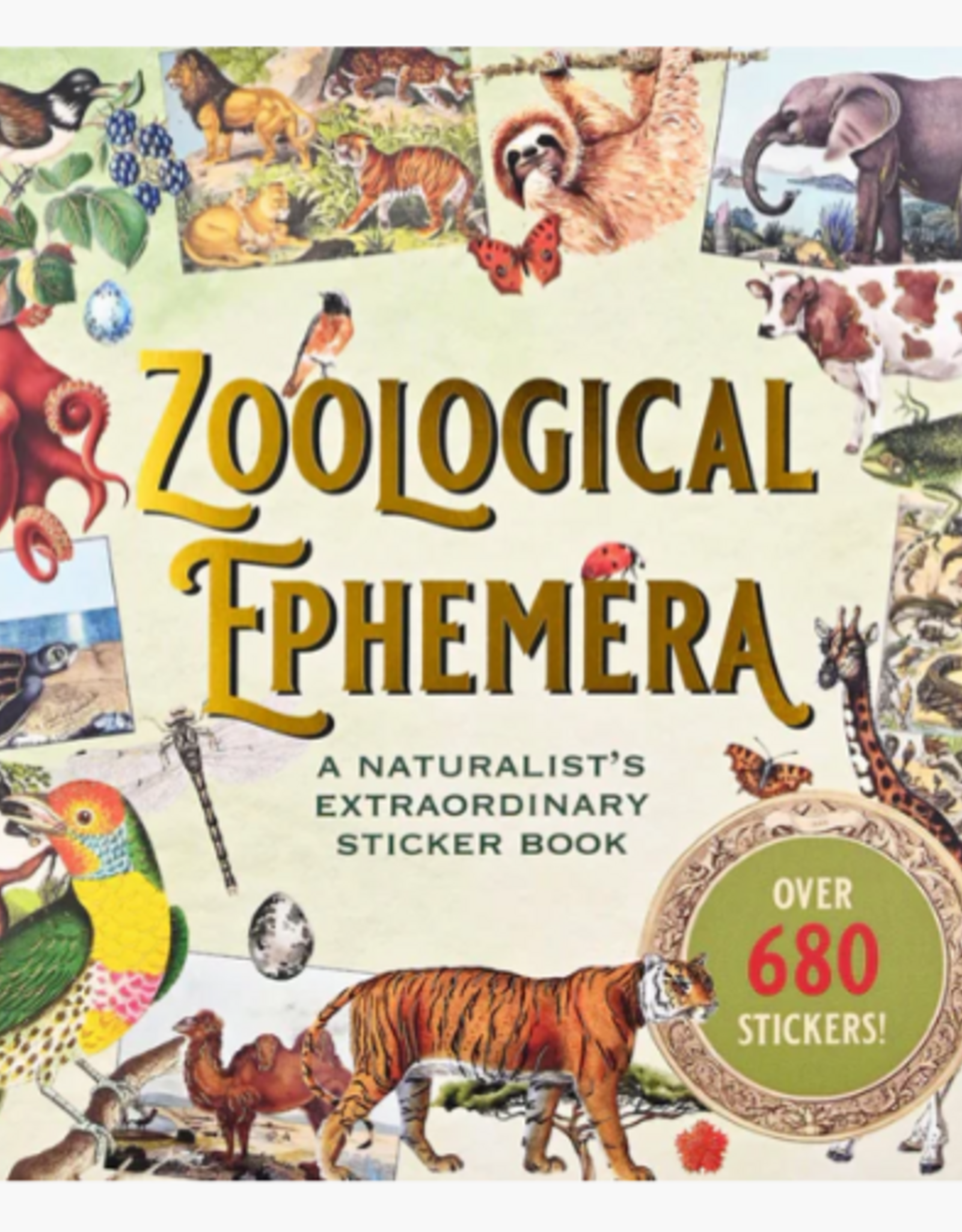 Peter Pauper Press Sticker BK Zoological Ephemera