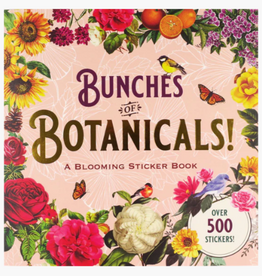 Peter Pauper Press Sticker Bk Bunches of Botanicals